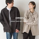 【OMNES】ユニセックス ウォッシュ加工ダンプ M65カバーオール レディース メンズ カジュアル 長袖 ジャケット ライトアウター コットンダンプ HAPTIC ハプティック【Aクーポン対象】