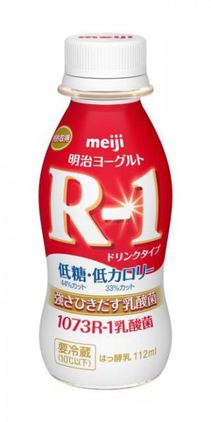 明治R-1ヨーグルト　ドリンク低脂肪　112ml　24本入