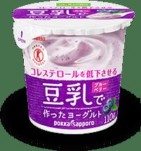 ソヤファーム　豆乳で作ったヨーグルトブルーベリー果肉入り　110g　12個入