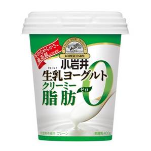 小岩井 生乳（なまにゅう）ヨーグルトクリーミー脂肪0（ゼロ） 400g　6個入