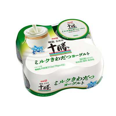 明治　北海道十勝　ミルクきわだつヨーグルト　78g×4パック　6個入り（計24個）