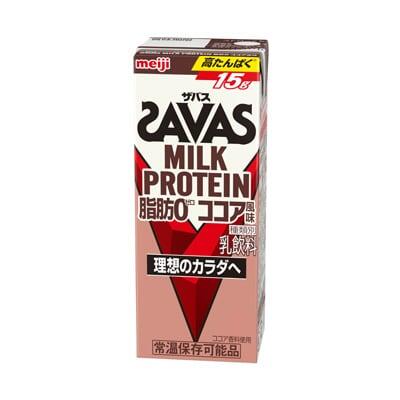 明治（ザバス）MILK PROTEIN脂肪0 ココア風味 200ml　24本入