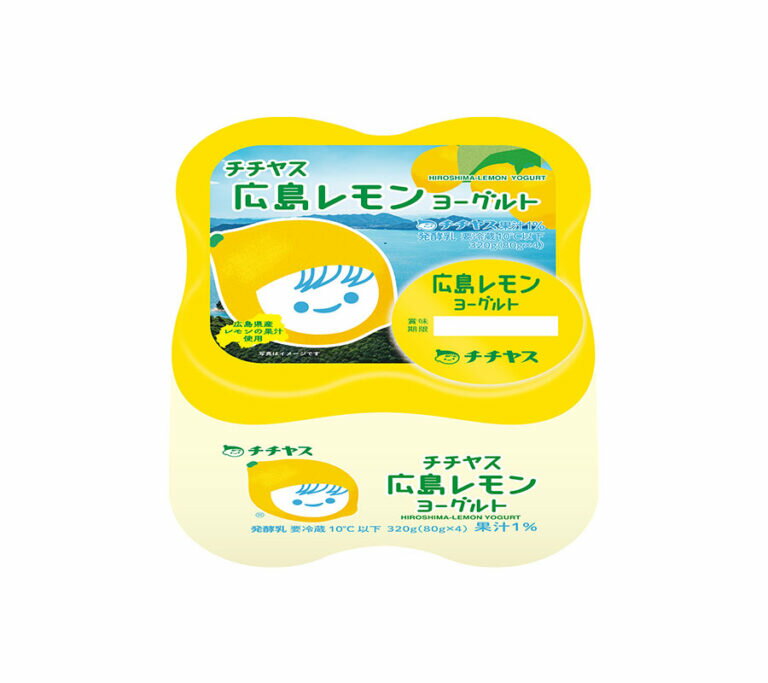 乐天商城 - チチヤス　広島レモンヨーグルト80g×4p　6個入（計24個）