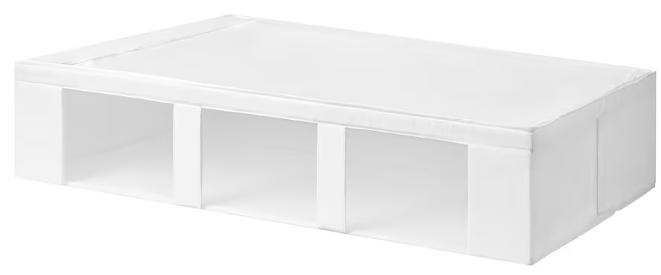 レビュークーポン IKEA イケア SKUBB スクッブ メッシュ 換気 通気性 衣装ケース メッシュ窓 洋服ケース 収納ケース ホワイト 93x55x19 cm 収納ボックス ワードローブ 衣類ケース 布団ケース 整理 整頓