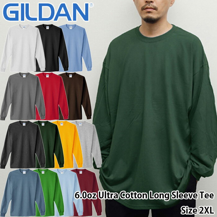 GILDAN/6.0oz Ultra Cotton Long Sleeve Tee(ギルダン/6オンスウルトラコットンロンT)