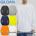 GILDAN/6.0ozUltraCottonLongSleeveTeewithPocket(/6󥹥ȥ饳åȥݥåդƥ)T2410/T/ݥT/ĹµT/ݥƥ/ƥ/̵/ָ顼/ͥ/˥ե/󥹰/¤/¡ۡ39å̵饤б