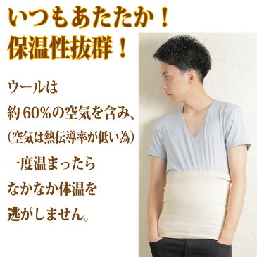 THE定番 ウール100% 腹巻き 【M】 メンズ レディース 腹巻き はらまき ハラマキ 厚手 腹巻 冬 冬用 暖かい 温める あったか 冷え取り 保温 温活 腸活 冷え対策 締め付けない 天然素材 男性用 女性用 ユニセックス 日本製