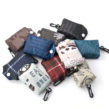 【5%OFFクーポン】 エコバッグ トートバッグ 折りたたみ たためる 小さい 小さめ 小 トート型 レジ袋型 軽量 おしゃれ かわいい レジ袋 ポーチ付き ポーチ コンパクト カラビナ 丈夫 猫 マイバッグ キーホルダー 北欧 動物柄 チャーム アニマル a4 レディース メンズ