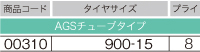 要在庫確認インプルメント タイヤ ブリヂストンFI3 900-15 8P チューブタイプ個人...
