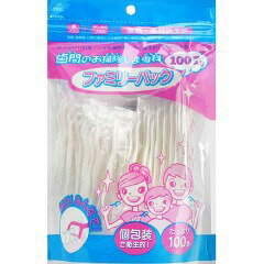 Rakuten - 06-570（100本入・デンタルフロス） ファミリーパック 白 歯間のお掃除しま専科 アヌシ
