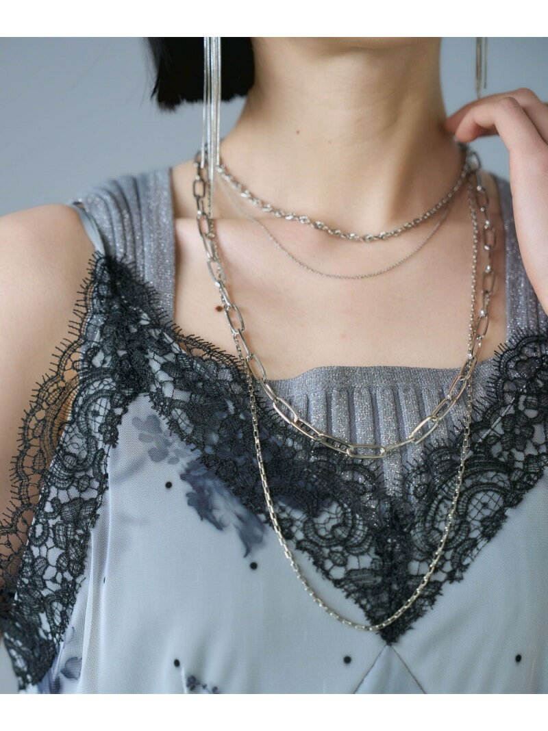 Rakuten - 4チェーンタレンネックレス HARE ハレ アクセサリー・腕時計 ネックレス シルバー[Rakuten Fashion]