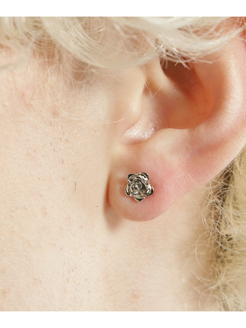 【MADE IN JAPAN】GRACE ROSEピアス HARE ハレ アクセサリー・腕時計 ピアス ブラック シルバー【送料無料】[Rakuten Fashion]