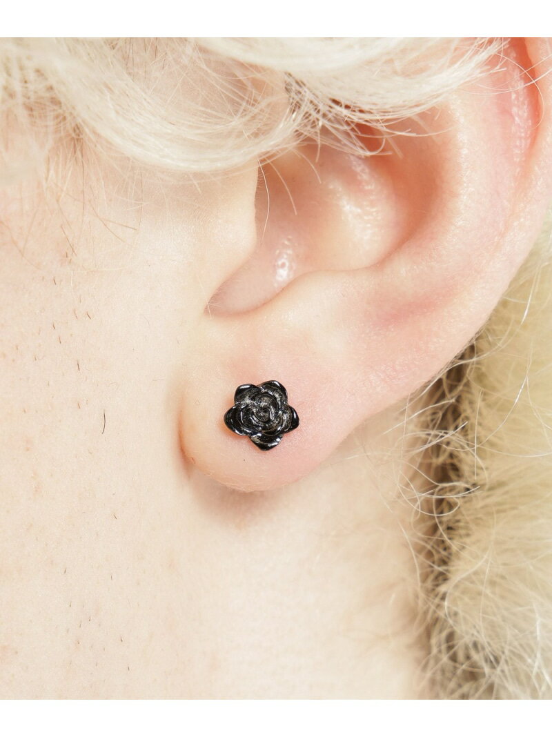 【MADE IN JAPAN】GRACE ROSEピアス HARE ハレ アクセサリー・腕時計 ピアス ブラック シルバー【送料無料】[Rakuten Fashion] 2