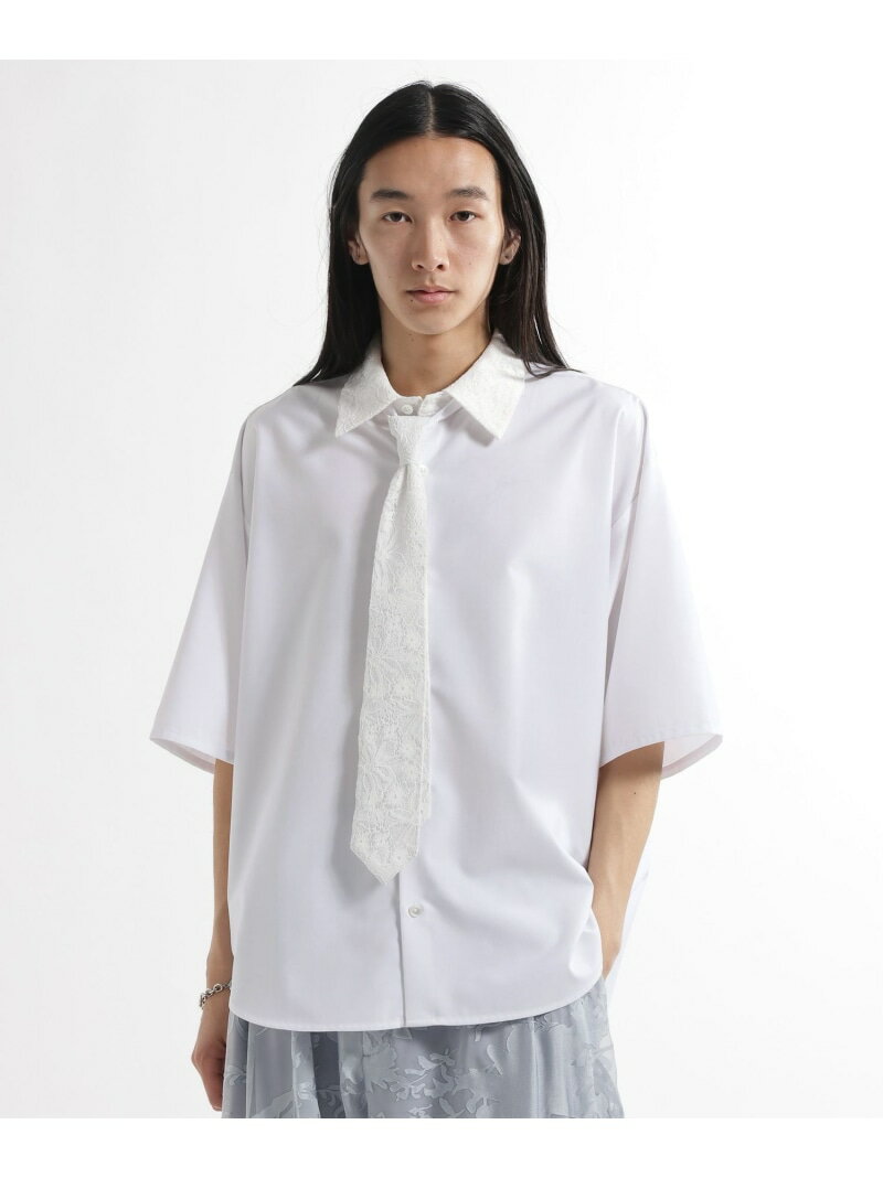 Rakuten - アソートネクタイシャツ HARE ハレ トップス シャツ・ブラウス パープル ブラック ホワイト【送料無料】[Rakuten Fashion]