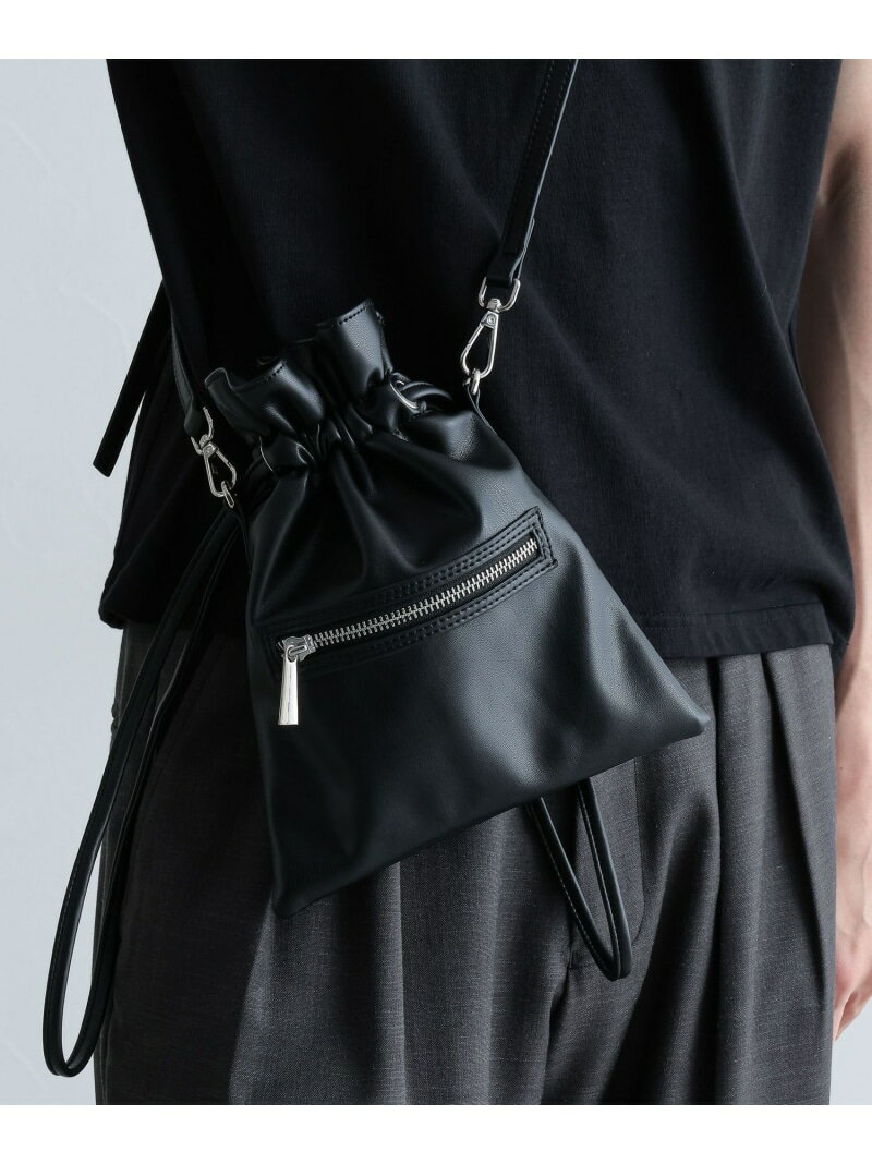 ZIPキンチャクMINIバッグ HARE ハレ バッグ ショルダーバッグ ブラック【送料無料】[Rakuten Fashion]