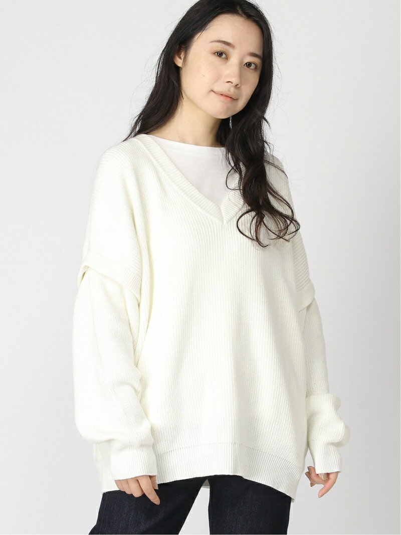 【SALE／50%OFF】(W)9GマルチWAYニットPO/LS HARE ハレ トップス ニット グリーン ブラウン ホワイト ブラック【RBA_E】[Rakuten Fashion]