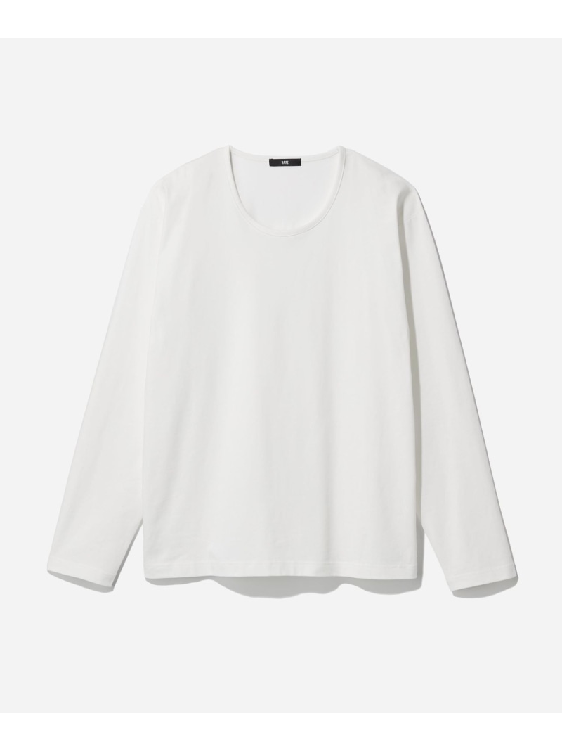 ユルネックベーシックカットLS HARE ハレ トップス カットソー・Tシャツ ホワイト グレー ブラック【送料無料】[Rakuten Fashion]