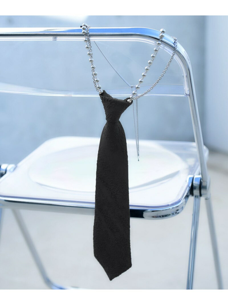 ネクタイネックレス HARE ハレ アクセサリー・腕時計 ネックレス シルバー【先行予約】*【送料無料】[Rakuten Fashion]