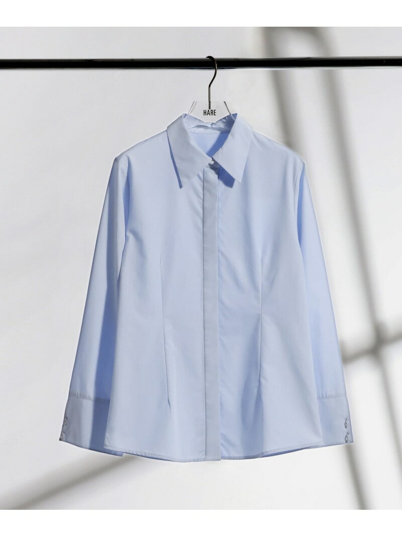 Rakuten - 【SALE／47%OFF】TSUNAGARIシャツ HARE ハレ トップス シャツ・ブラウス ホワイト ブルー【RBA_E】【送料無料】[Rakuten Fashion]