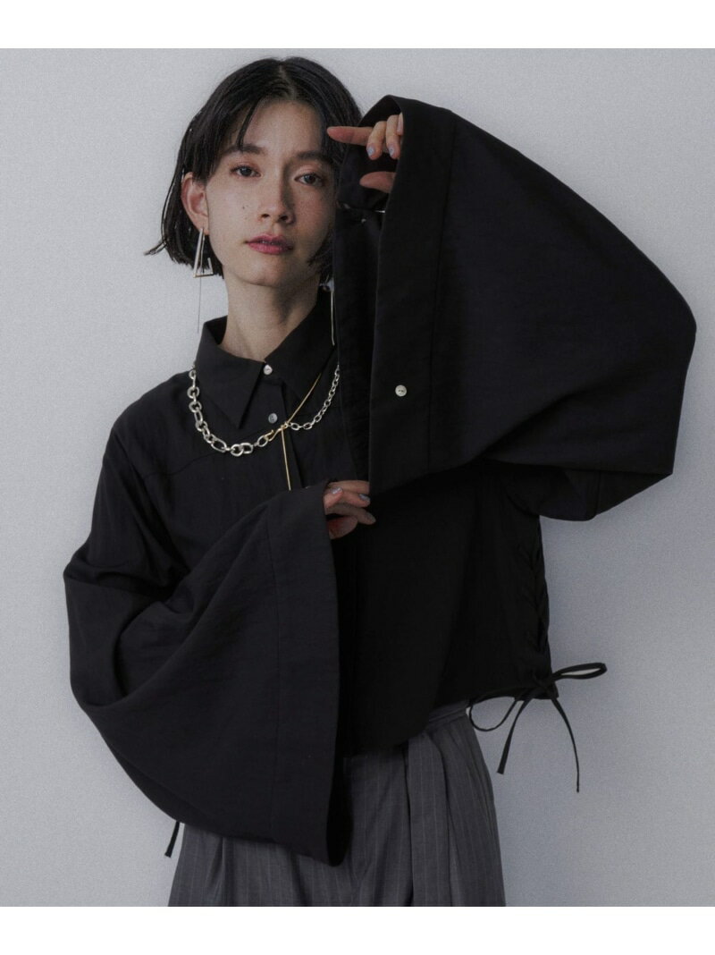 JAPOMODE2WAYシャツ HARE ハレ トップス シャツ・ブラウス ブラック グリーン ブルー【送料無料】[Rakuten Fashion]