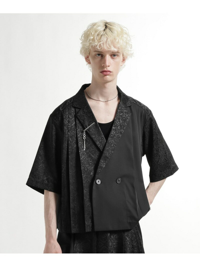 Tailored Jacket - 【SET UP対応】プリーツジャケット HARE ハレ ジャケット・アウター テーラードジャケット・ブレザー グレー ブラック【送料無料】[Rakuten Fashion]