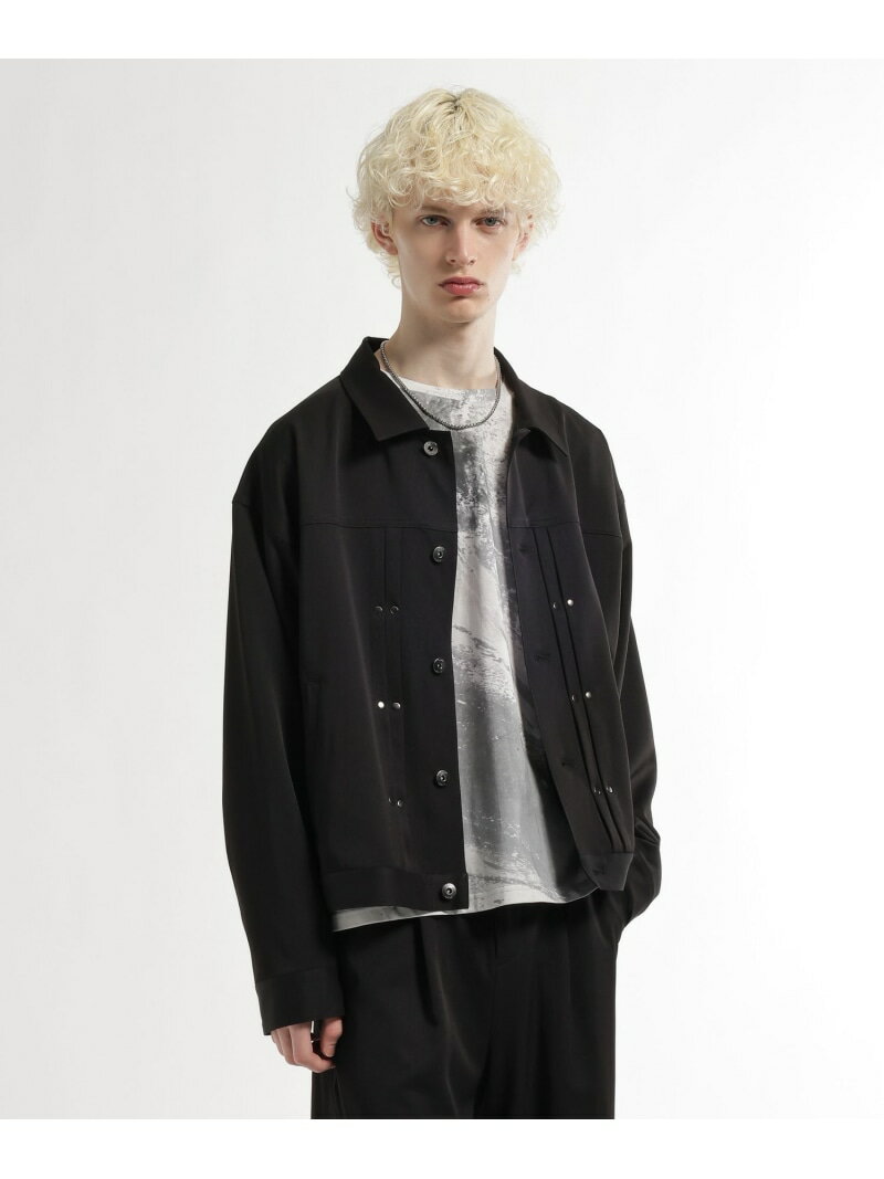 【SALE／31%OFF】スタッズライントラッカージャケット HARE ハレ トップス その他のトップス ブラック ネイビー グレー【RBA_E】【送料無料】[Rakuten Fashion]