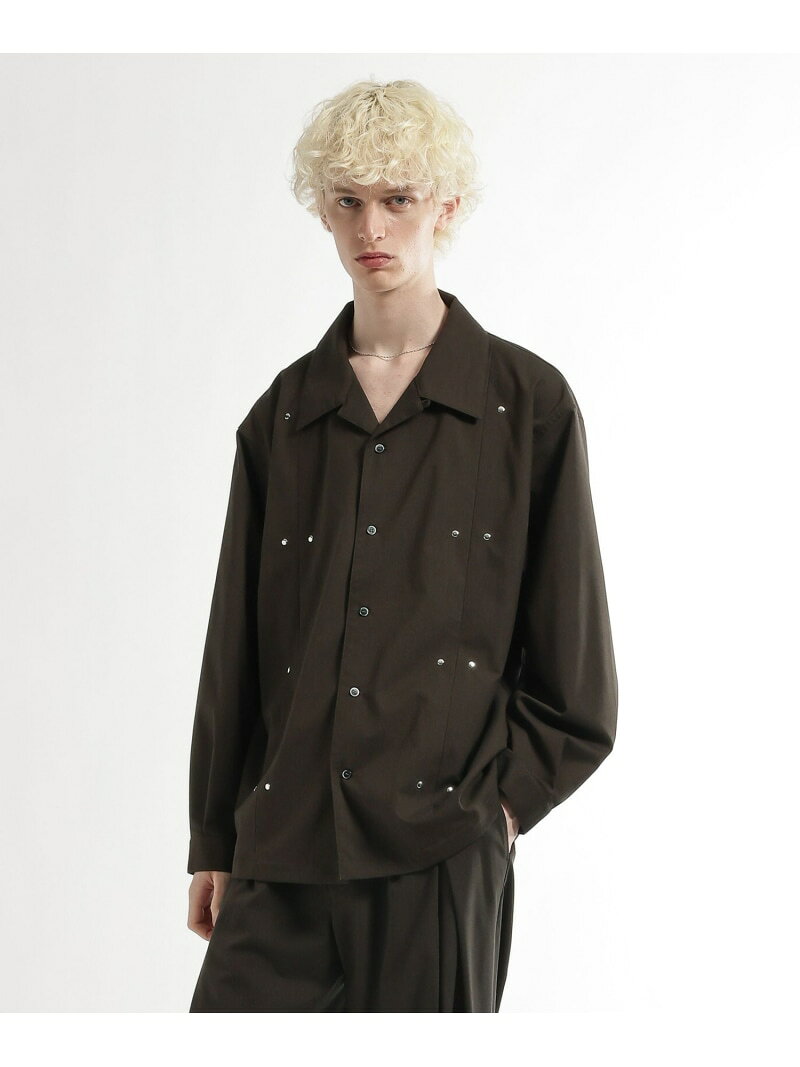 Rakuten - 【SALE／58%OFF】CLEAR TEXTUREハトメパーツシャツ HARE ハレ トップス その他のトップス ブラウン グレー ブラック【RBA_E】【送料無料】[Rakuten Fashion]