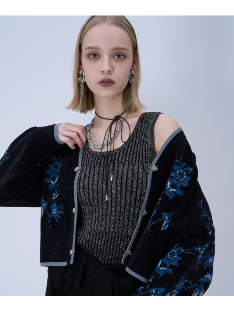 2WAYランダムリブラメタンクトップ HARE ハレ トップス その他のトップス ピンク シルバー ブラック パープル グリーン【先行予約】*【送料無料】[Rakuten Fashion]