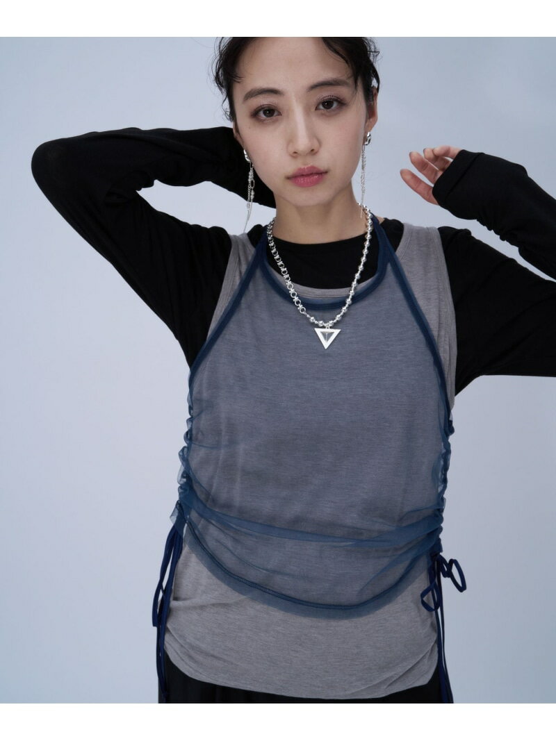 3Pレイヤーカットソー HARE ハレ トップス カットソー・Tシャツ グレー ブラック【送料無料】[Rakuten Fashion]