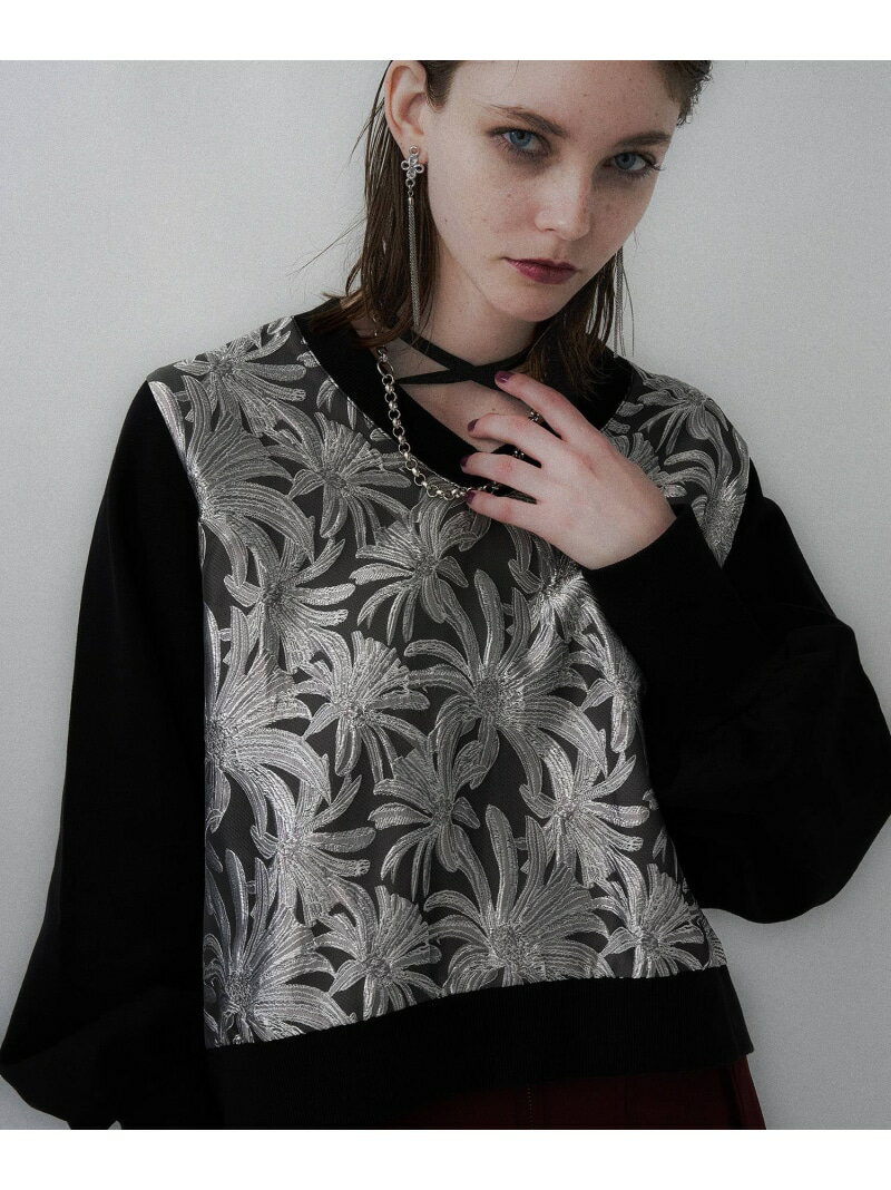 ストリングジャガードキリカエVネックトップス HARE ハレ トップス スウェット・トレーナー ブラック ネイビー【先行予約】*【送料無料】[Rakuten F...