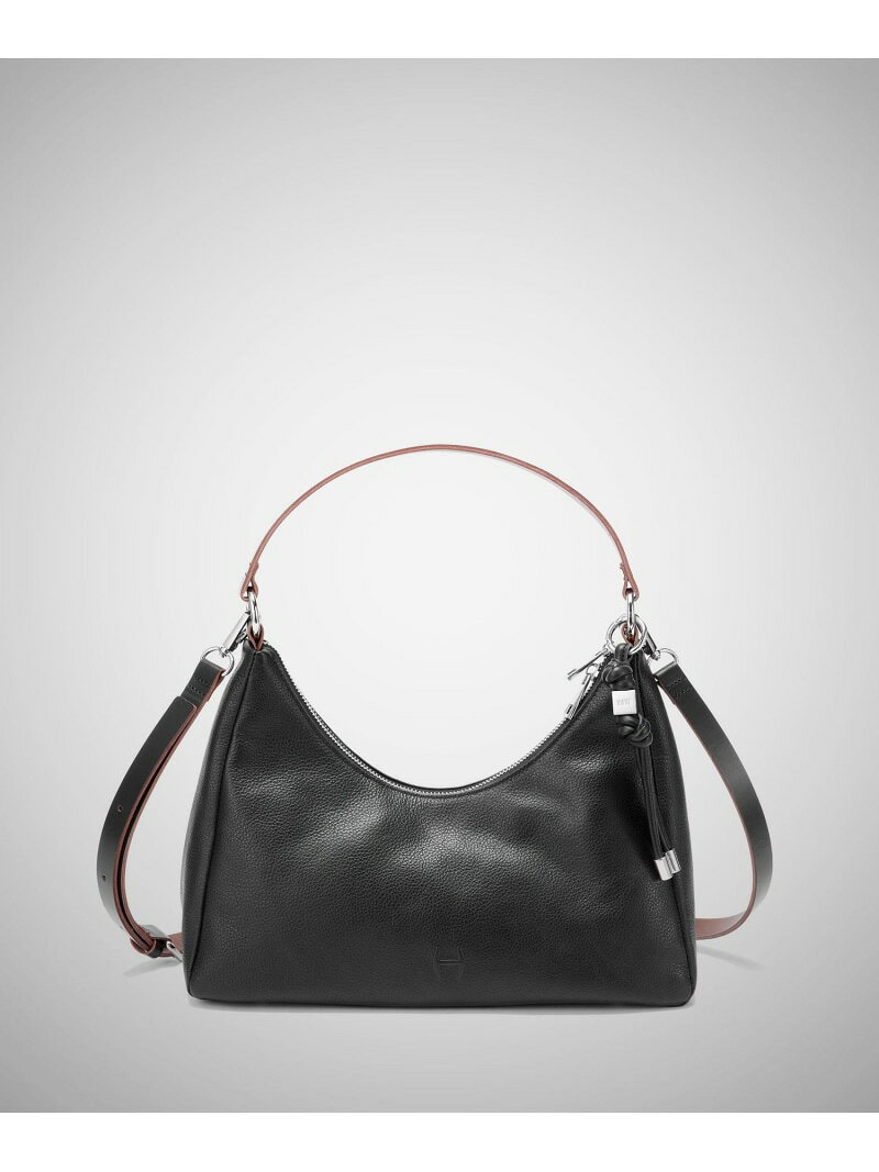 レザーワンハンドルBAG HARE ハレ バッグ ショルダーバッグ ブラック【先行予約】*【送料無料】[Rakuten Fashion]
