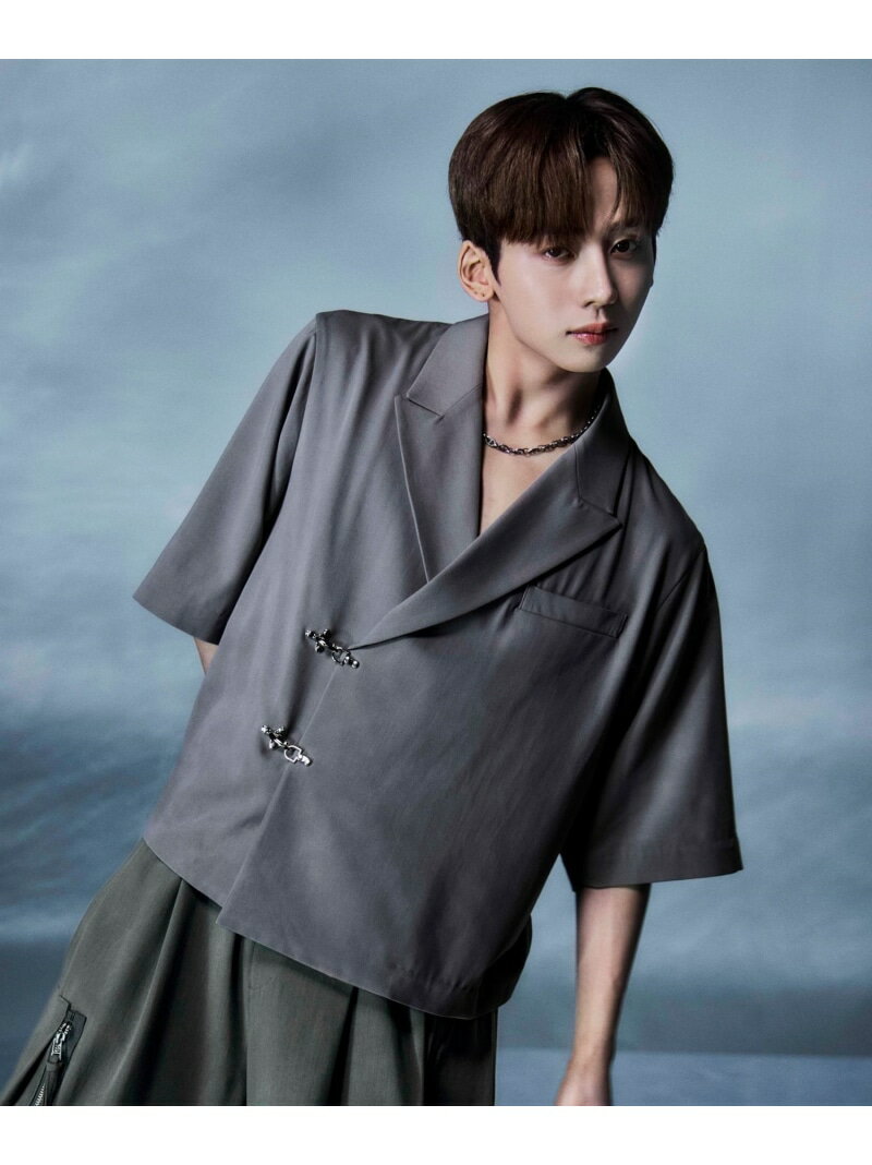 Rakuten - 【接触冷感】メタルパーツジャケット HARE ハレ ジャケット・アウター テーラードジャケット・ブレザー ワインレッド ブラック グレー ブルー ブラウン【先行予約】*【送料無料】[Rakuten Fashion]