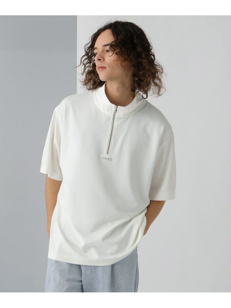 【SALE／25%OFF】【接触冷感】3D-HAREロゴハーフZIPカット HARE ハレ トップス カットソー・Tシャツ パープル ホワイト ブラック【RBA_E】【送料無料】[Rakuten Fashion]のサムネイル