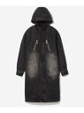 【SALE/30%OFF】デニムフードコート HARE ハレ トップス その他のトップス グレー ブラック【RBA_E】【送料無料】[Rakuten Fashi...