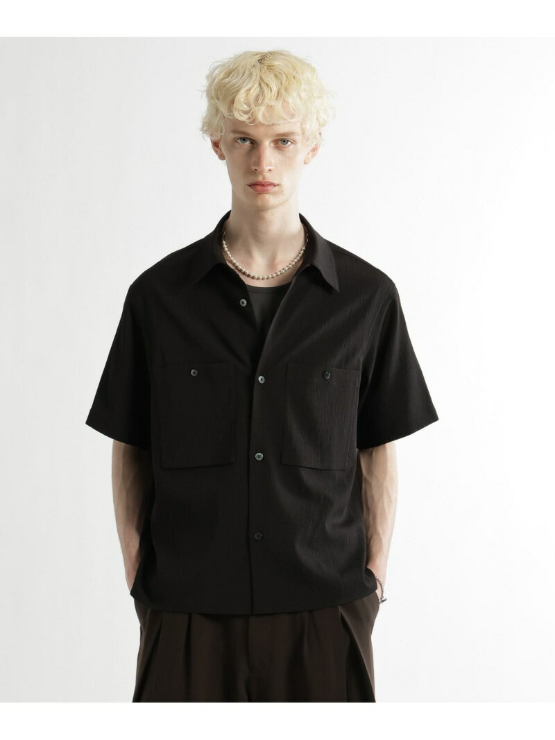 【SALE／37%OFF】ポケットショートシャツ HARE ハレ トップス シャツ・ブラウス ネイビー グレー ブラック ホワイト【RBA_E】【送料無料】[Rakuten Fashion]