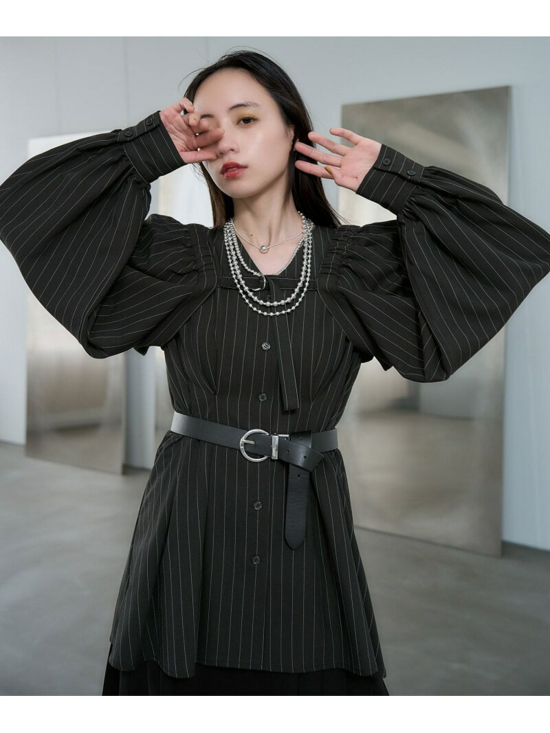 Sleeveless - 【SALE／35%OFF】2Pボレロ/ノースリーブシャツ HARE ハレ トップス シャツ・ブラウス ブラック ブルー【RBA_E】【送料無料】[Rakuten Fashion]