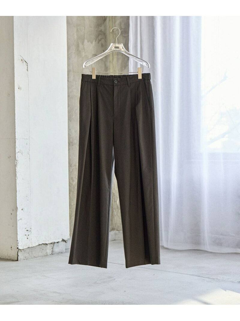 乐天商城 - 【SALE／20%OFF】CLEAR TEXTUREワイドストレートパンツ HARE ハレ パンツ その他のパンツ ブラック ブラウン グレー【RBA_E】【送料無料】[Rakuten Fashion]
