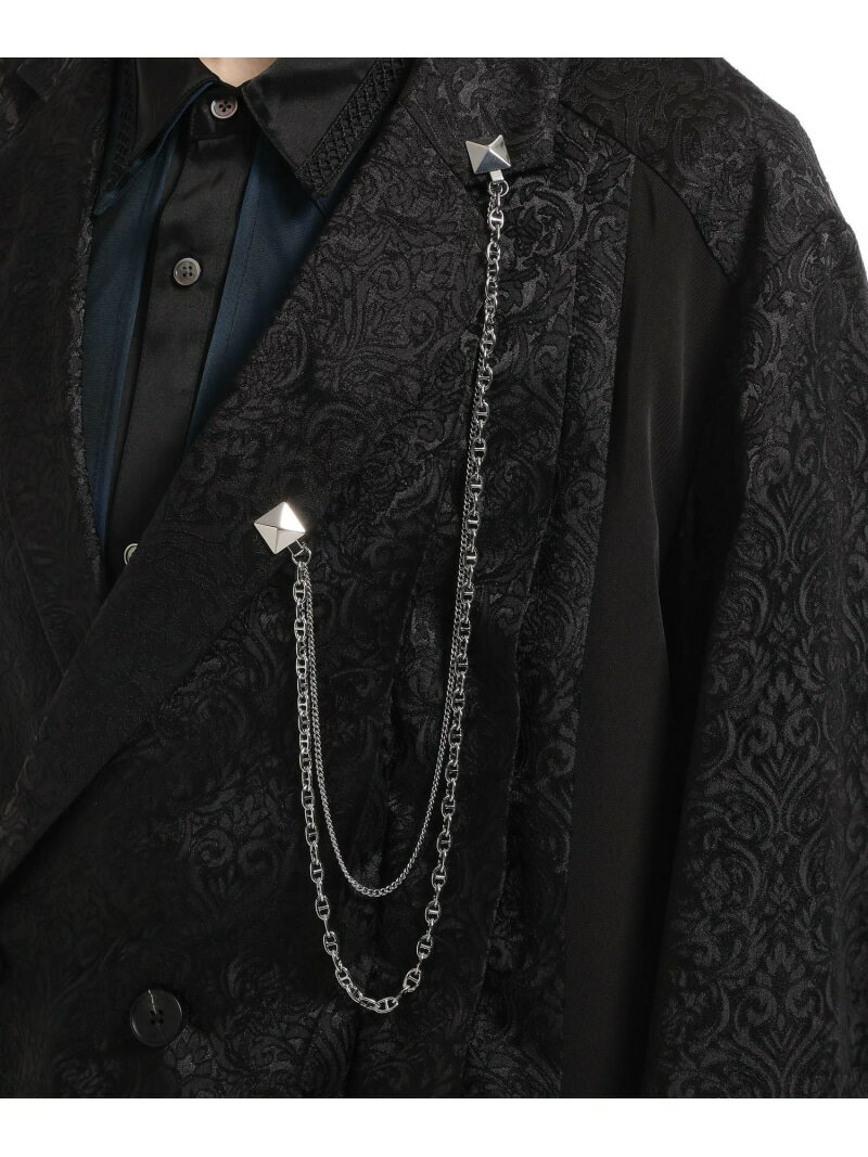 Rakuten - チェーンラペルブローチ(L) HARE ハレ アクセサリー・腕時計 ネックレス シルバー【送料無料】[Rakuten Fashion]