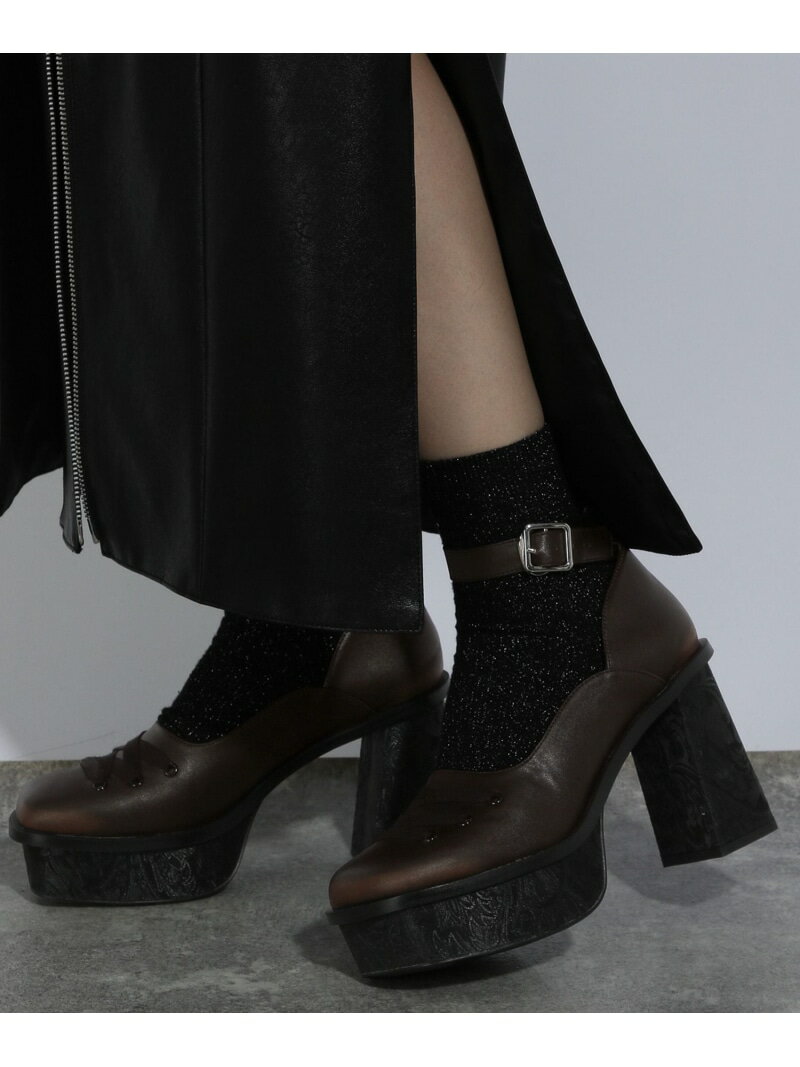 【SALE／28%OFF】ガラソールチャンキーパンプス HARE ハレ シューズ・靴 パンプス ブラック ブラウン【RBA_E】【送料無料】[Rakuten Fashion]