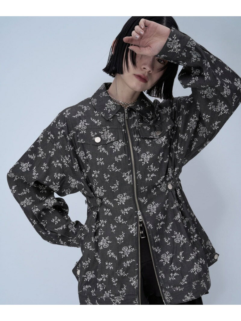 乐天商城 - 【SALE／54%OFF】フラワーライトデニムシャツ HARE ハレ トップス シャツ・ブラウス ネイビー ブラック【RBA_E】【送料無料】[Rakuten Fashion]