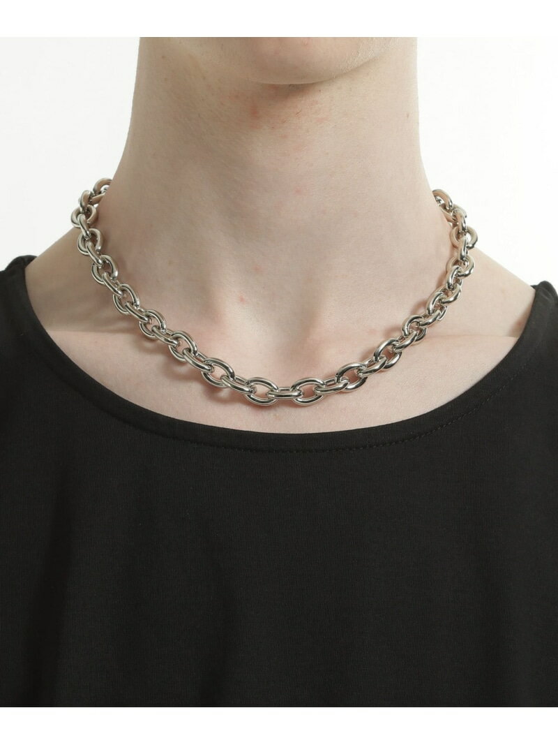 Rakuten - 【MADE IN JAPAN】BIG CHAIN ネックレス HARE ハレ アクセサリー・腕時計 ネックレス シルバー【送料無料】[Rakuten Fashion]