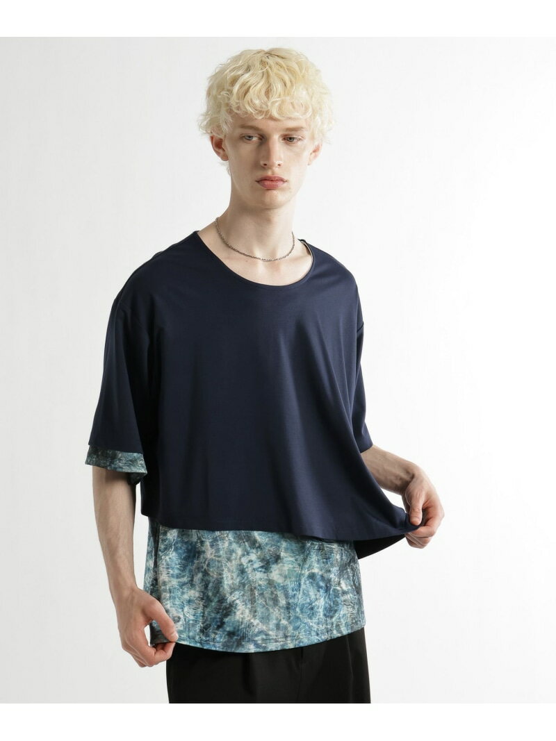 Rakuten - 【SALE／37%OFF】KASANEドレープカット HARE ハレ トップス カットソー・Tシャツ ブルー ブラック【RBA_E】【送料無料】[Rakuten Fashion]