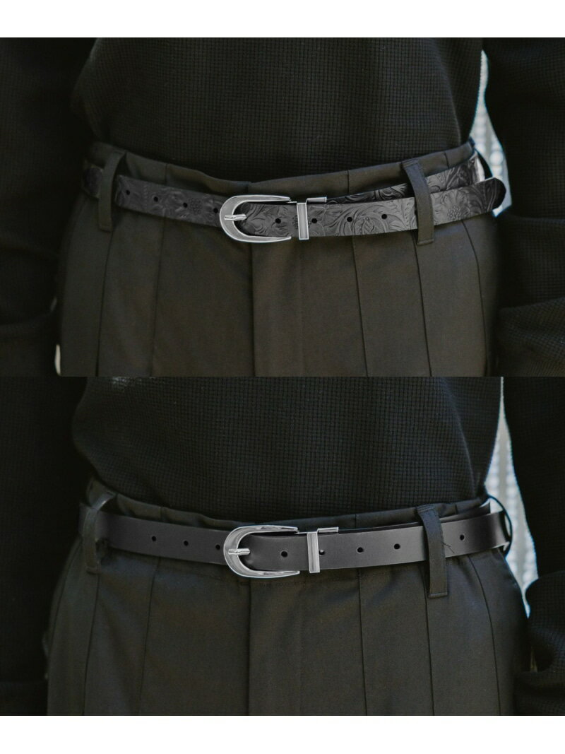 リバーシブルベルト HARE ハレ ファッション雑貨 ベルト ブラック【送料無料】[Rakuten Fashion]