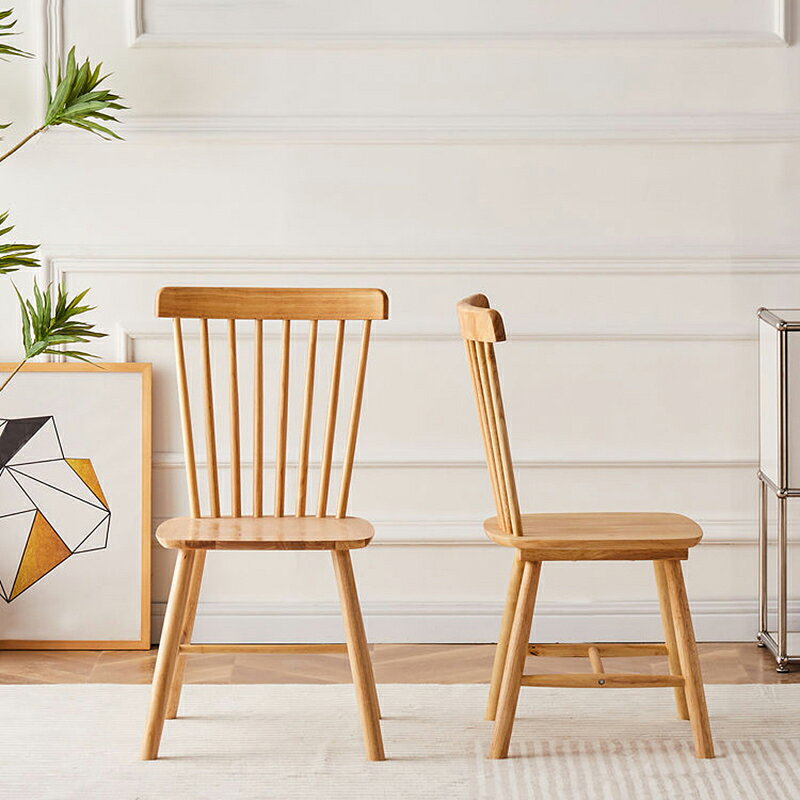 ウィンザーチェア 2脚セット ダイニングチェア ガーデンチェア 組立式 椅子 Chair 天然木 北欧 ガーデンファニチャー wsc01 国内発送 送料無料 [2]