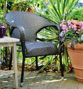 ガーデンチェア 椅子 Chair 手編み高級人工ラタン ウィッカー ガーデンファニチャー 11DN-C 2脚以上送料無料