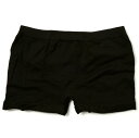 【送料無料】レディース 見えてもOK インナー パンツ 黒・レディース 1分丈パンツ【ポッキリ】制服やスカート、不安な日に重ねて履く インナーパンツ(2枚あると...