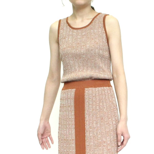 【送料無料】麻タッチ MIXリブ タンクトップ【ポッキリ】春夏だけでなく、インナーとして一年中ご利用..