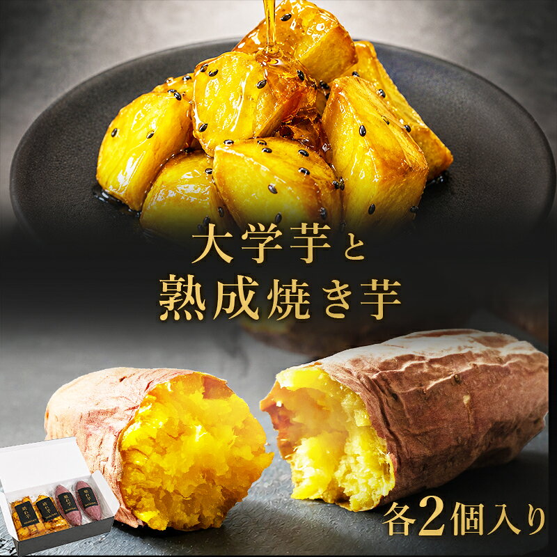【スーパーSALE 50%OFF】国産 紅はるか 大学芋 焼き芋 セット 送料無料 芋スイーツ 大学芋2袋 焼き芋2本 冷凍 さつまいも お芋スイーツ 和菓子 お菓子 ギフト 手土産 お礼 プレゼント