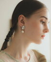 コットン パール& 花 ビジュー ピアス レディース ジュエリー アクセサリー ゴールド シルバー ギフト 誕生日 プレゼント 結婚式 パーティー ブライダル 結婚記念日 かわいい シンプル 上品 カジュアル ワンポイント 可愛い 女性 彼女 妻 嫁 haremode ハレモード 公式
