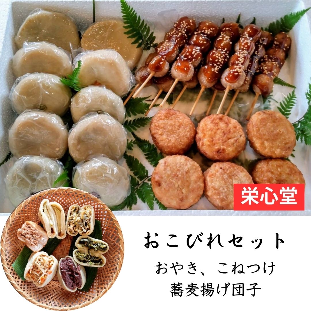 【 信州おやつ セット （B） 】 信州 長野 郷土料理 おやき こねつけ 蕎麦揚げ団子 そば 蕎麦 団子 だんご 野菜 野沢菜 なす 切干大根 あんこ くるみ おやつ 軽食 和菓子 送料無料 謝恩